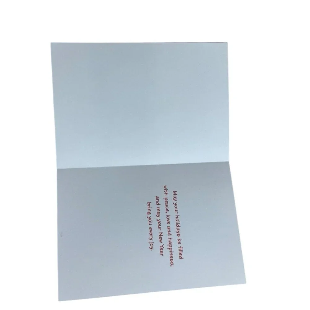 AHAF Exclusive Collection Greeting Christmas Card Snowmen Outdoor‎ USA Envelope